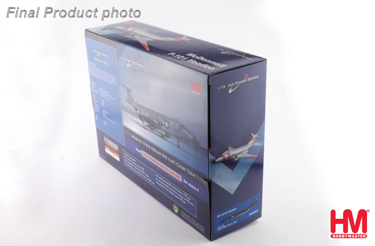 HOBBY MASTER RF-101A VOODOO 54-1512 363RD TRW UDORN 1965