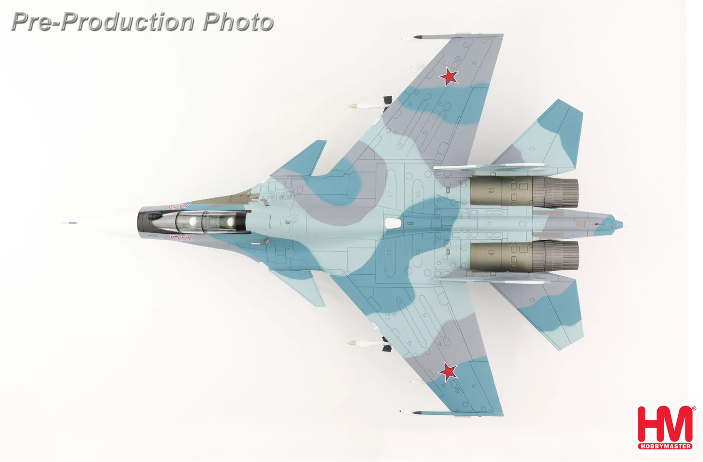 HOBBY MASTER SU-30SM FLANKER C RUSSIAN AIR FORCE RED 03 2015