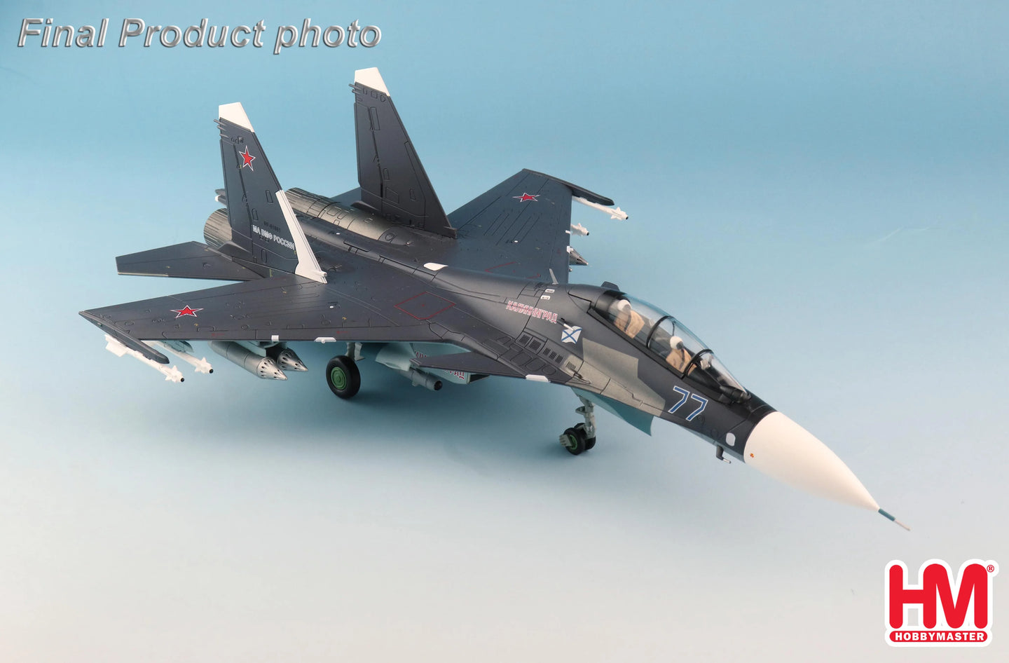 HOBBY MASTER SU-30SM FLANKER C BLUE 77, RUSSIAN AIR FORCE, 2019
