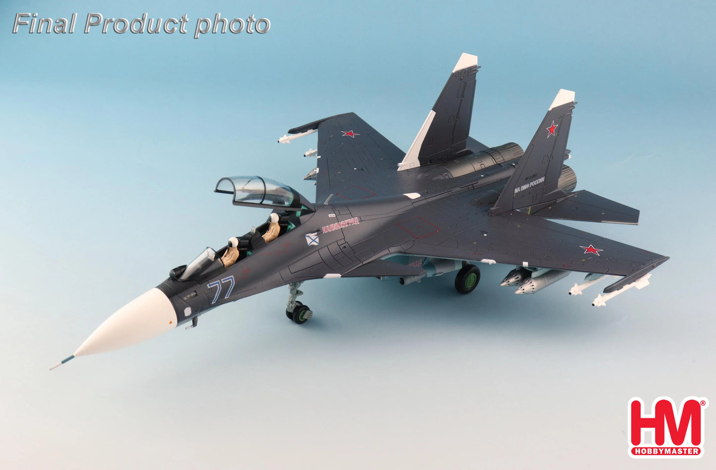 HOBBY MASTER SU-30SM FLANKER C BLUE 77, RUSSIAN AIR FORCE, 2019