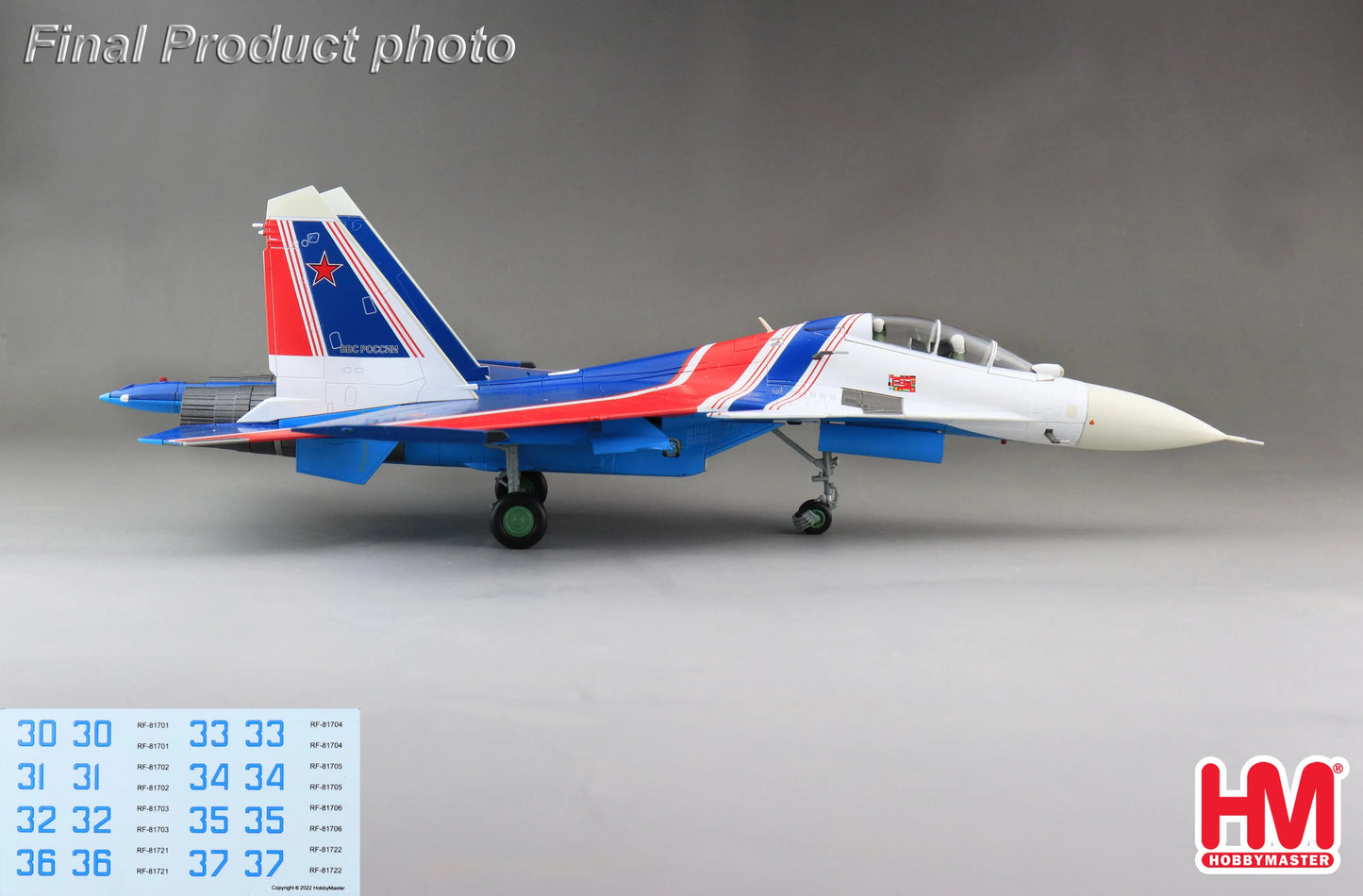 HOBBY MASTER SU-30SM RUSSIAN KNIGHTS 2019