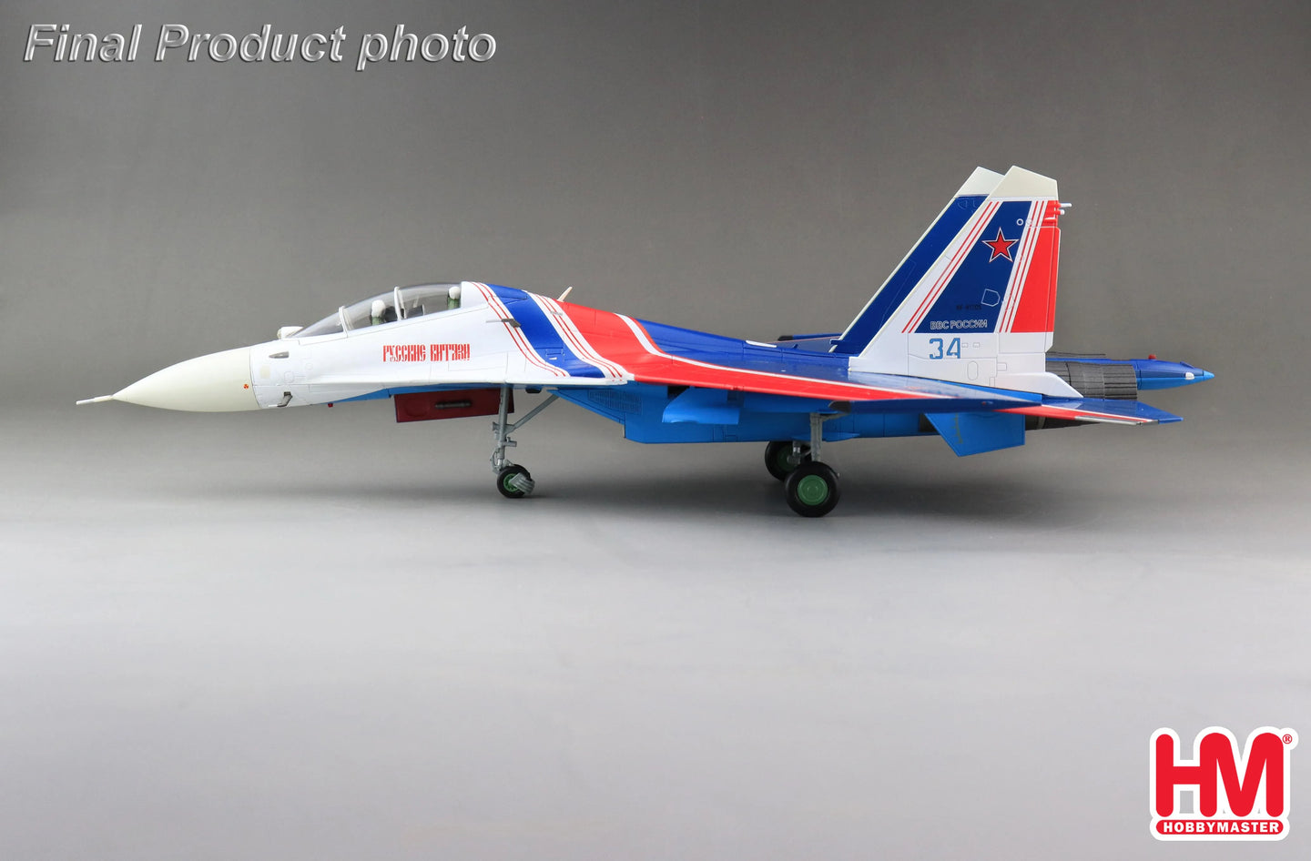 HOBBY MASTER SU-30SM RUSSIAN KNIGHTS BLUE 34,  2019