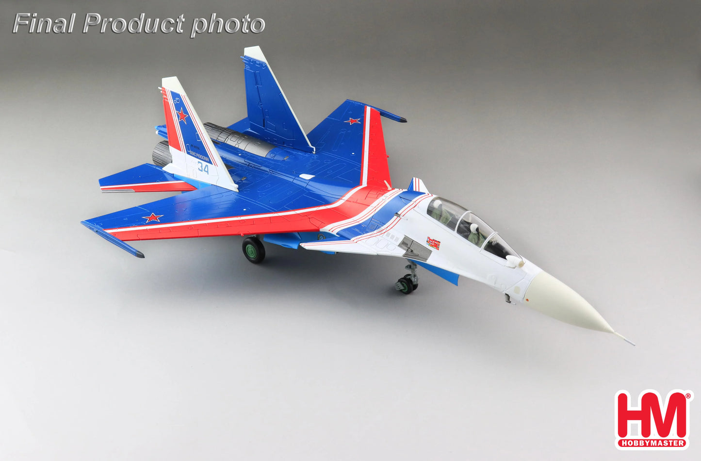 HOBBY MASTER SU-30SM RUSSIAN KNIGHTS BLUE 34,  2019