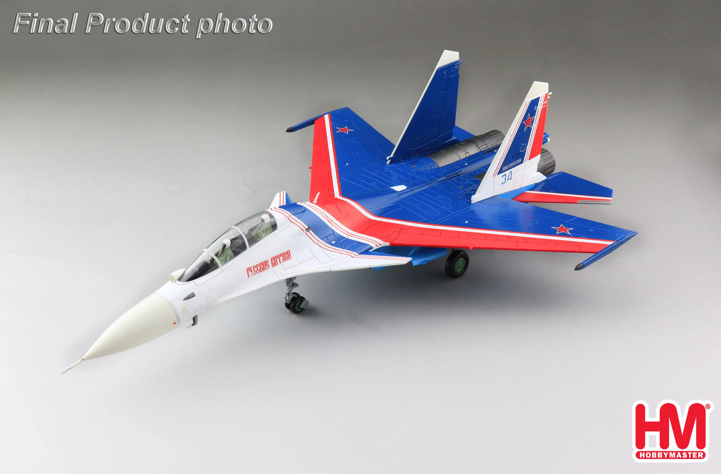 HOBBY MASTER SU-30SM RUSSIAN KNIGHTS BLUE 34,  2019