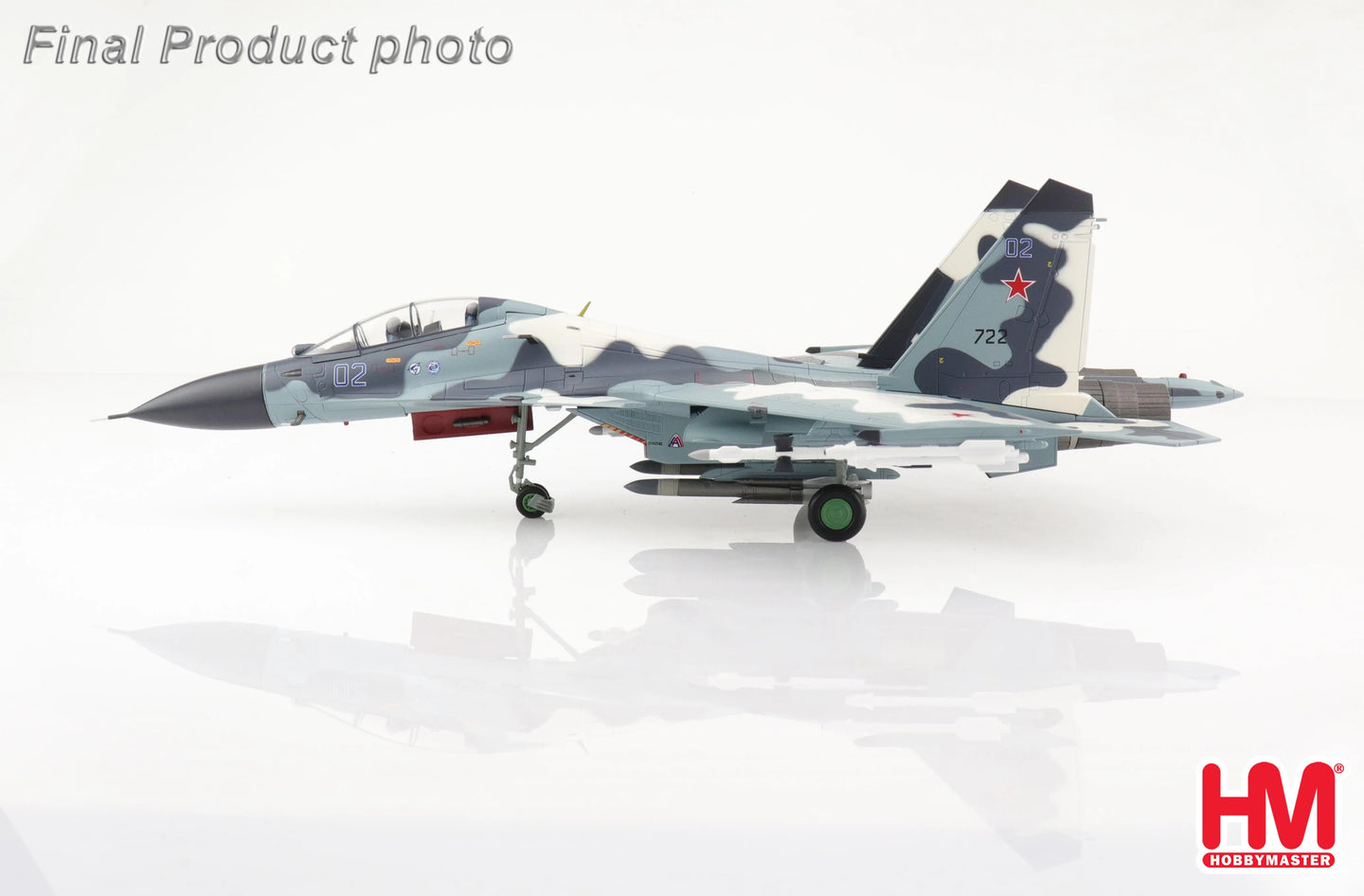 HOBBY MASTER SU-30MK BLUE 02 RUSSIAN AIR FORCE 2009