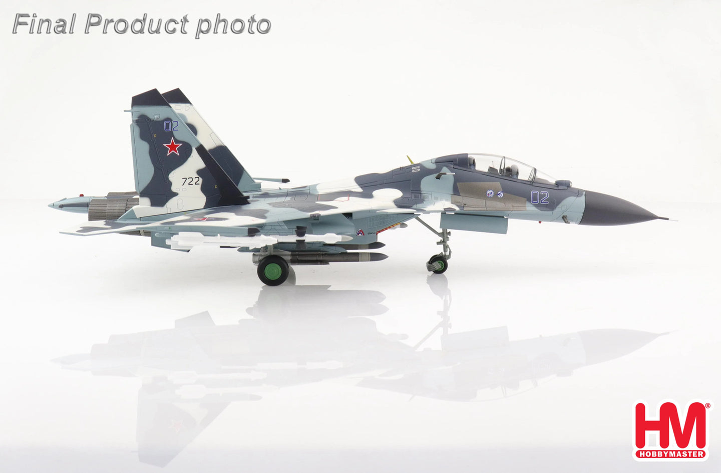 HOBBY MASTER SU-30MK BLUE 02 RUSSIAN AIR FORCE 2009