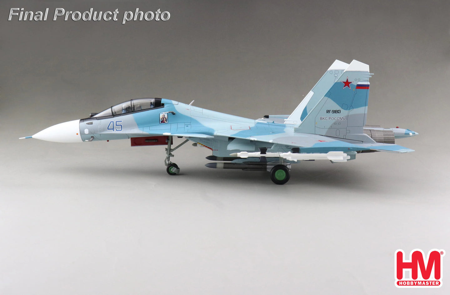 HOBBY MASTER SU-30SM FLANKER H BLUE 45 RUSSIAN AIR FORCE 2020