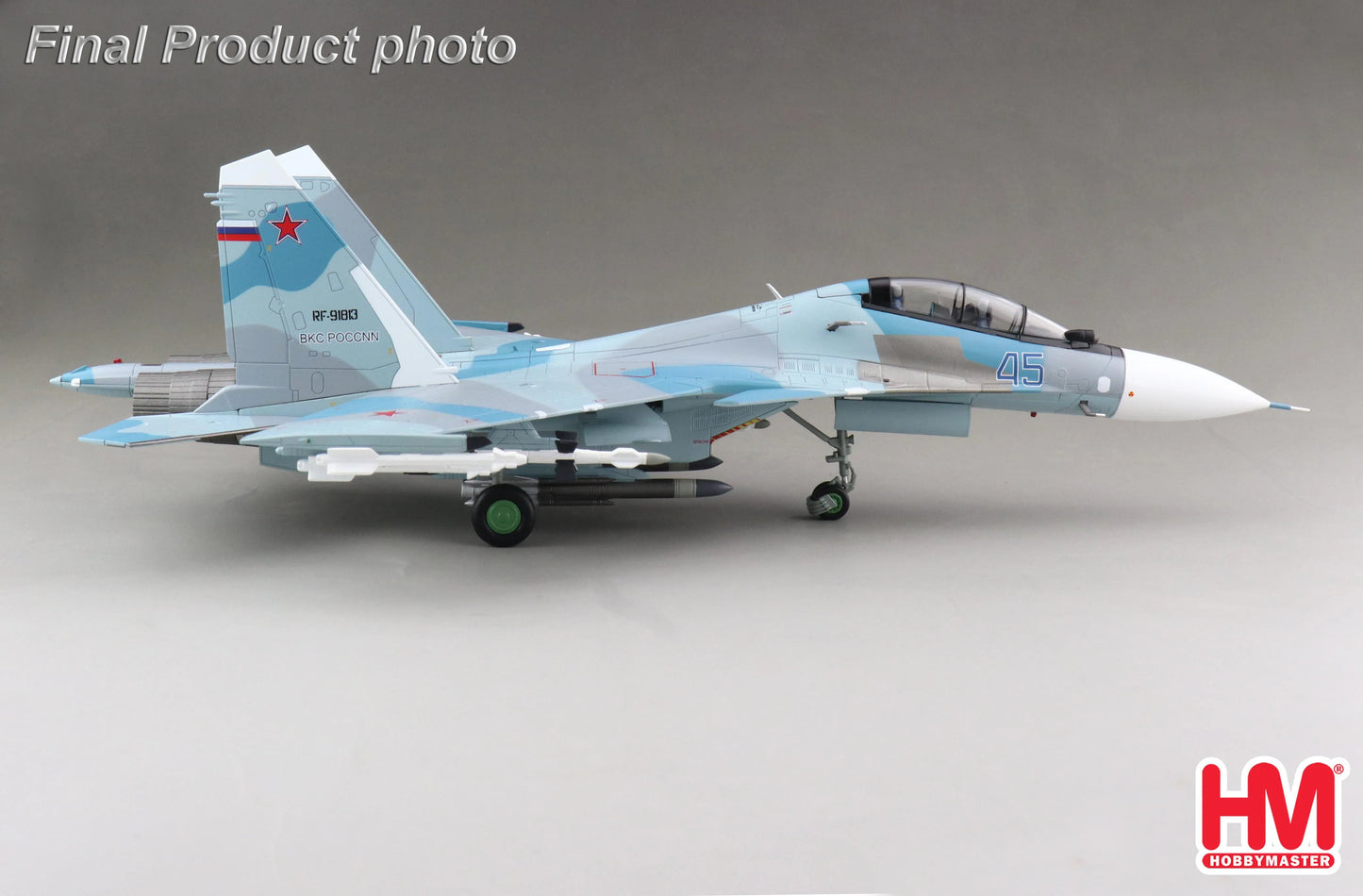 HOBBY MASTER SU-30SM FLANKER H BLUE 45 RUSSIAN AIR FORCE 2020
