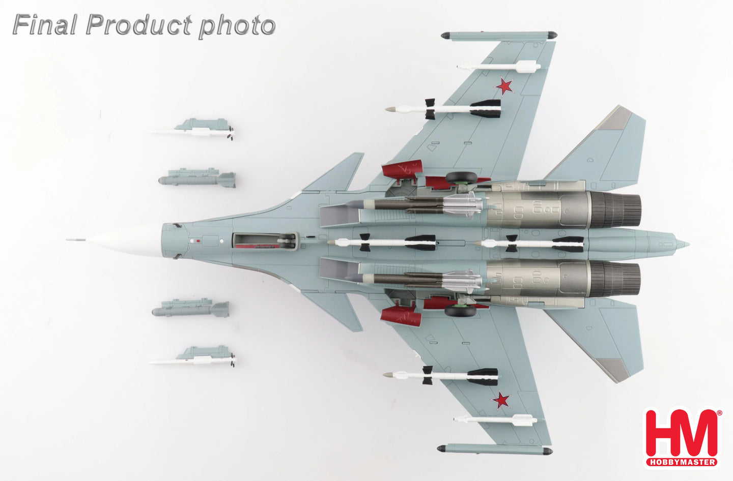 HOBBY MASTER SU-30SM RED 82/RF-81740 RUSSIAN AIR FORCE KUBINKA AB 2018