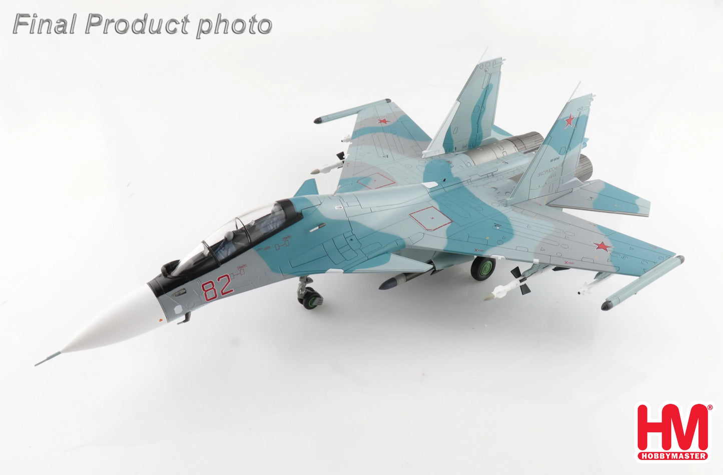 HOBBY MASTER SU-30SM RED 82/RF-81740 RUSSIAN AIR FORCE KUBINKA AB 2018