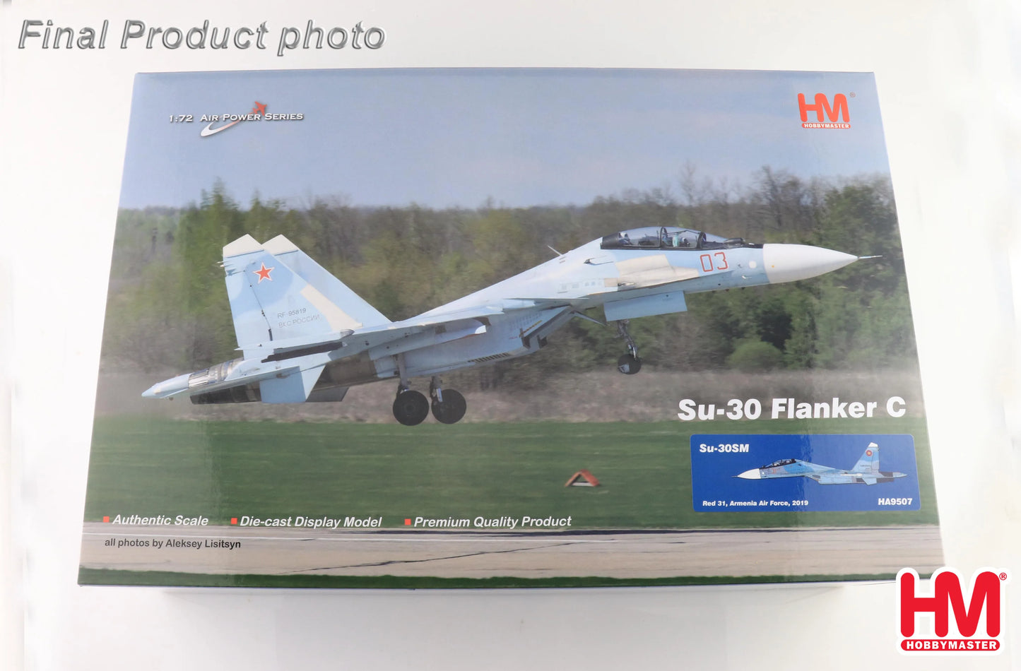 HOBBY MASTER SU-30SM RED 31 ARMENIA AIR FORCE 2019
