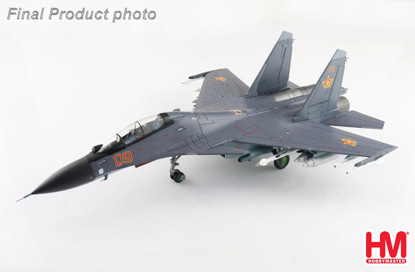 HOBBY MASTER SU-30 SM FLANKER H KAZAKHSTAN AIR DEFENSE FORCE RED 09 “AVIADARTS CONTEST" 2019