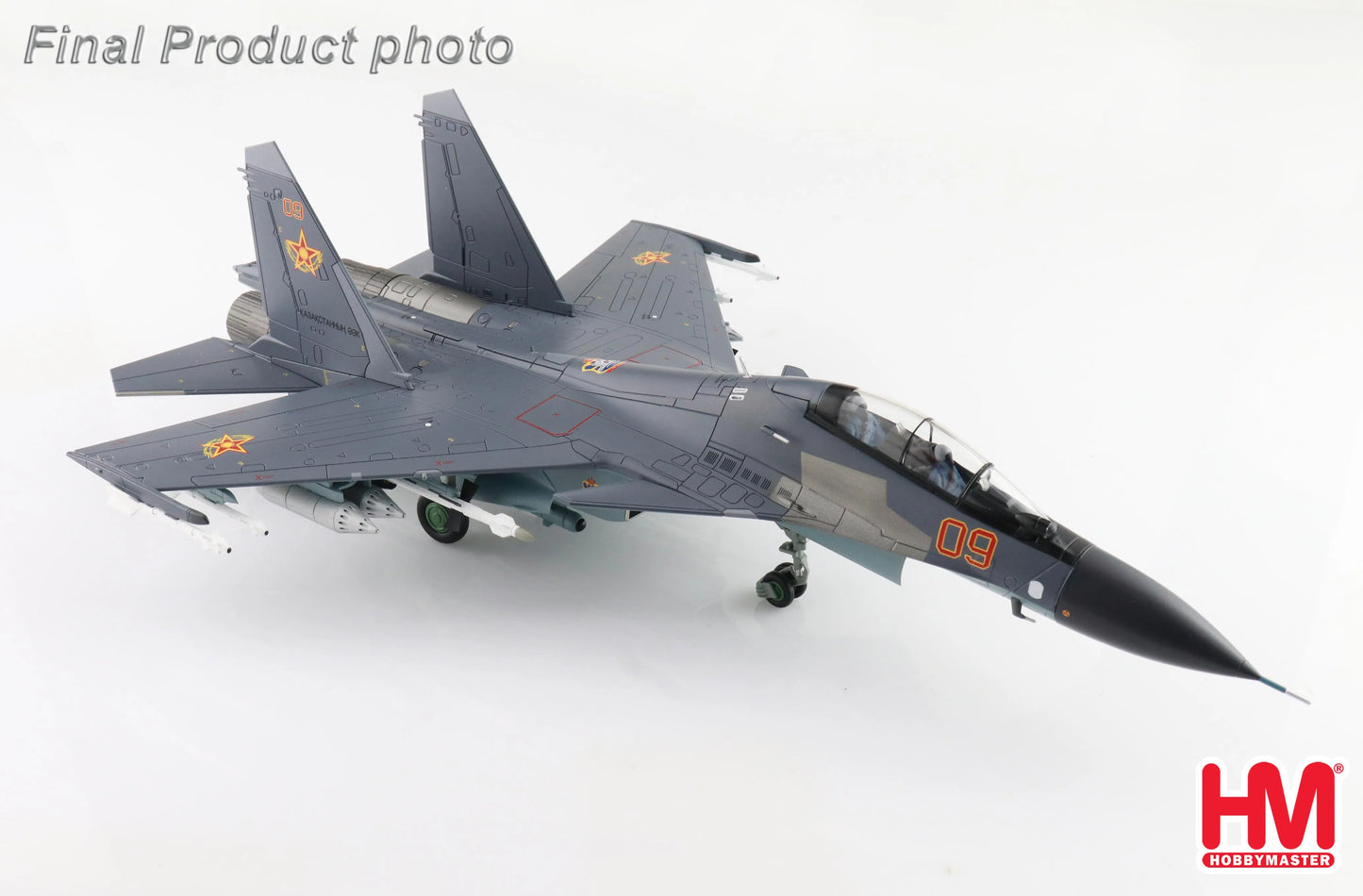 HOBBY MASTER SU-30 SM FLANKER H KAZAKHSTAN AIR DEFENSE FORCE RED 09 “AVIADARTS CONTEST" 2019