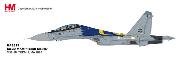 HOBBY MASTER SU-30 MKM TUDM "TORUK MAKTO" M52-16 LIMA 2025