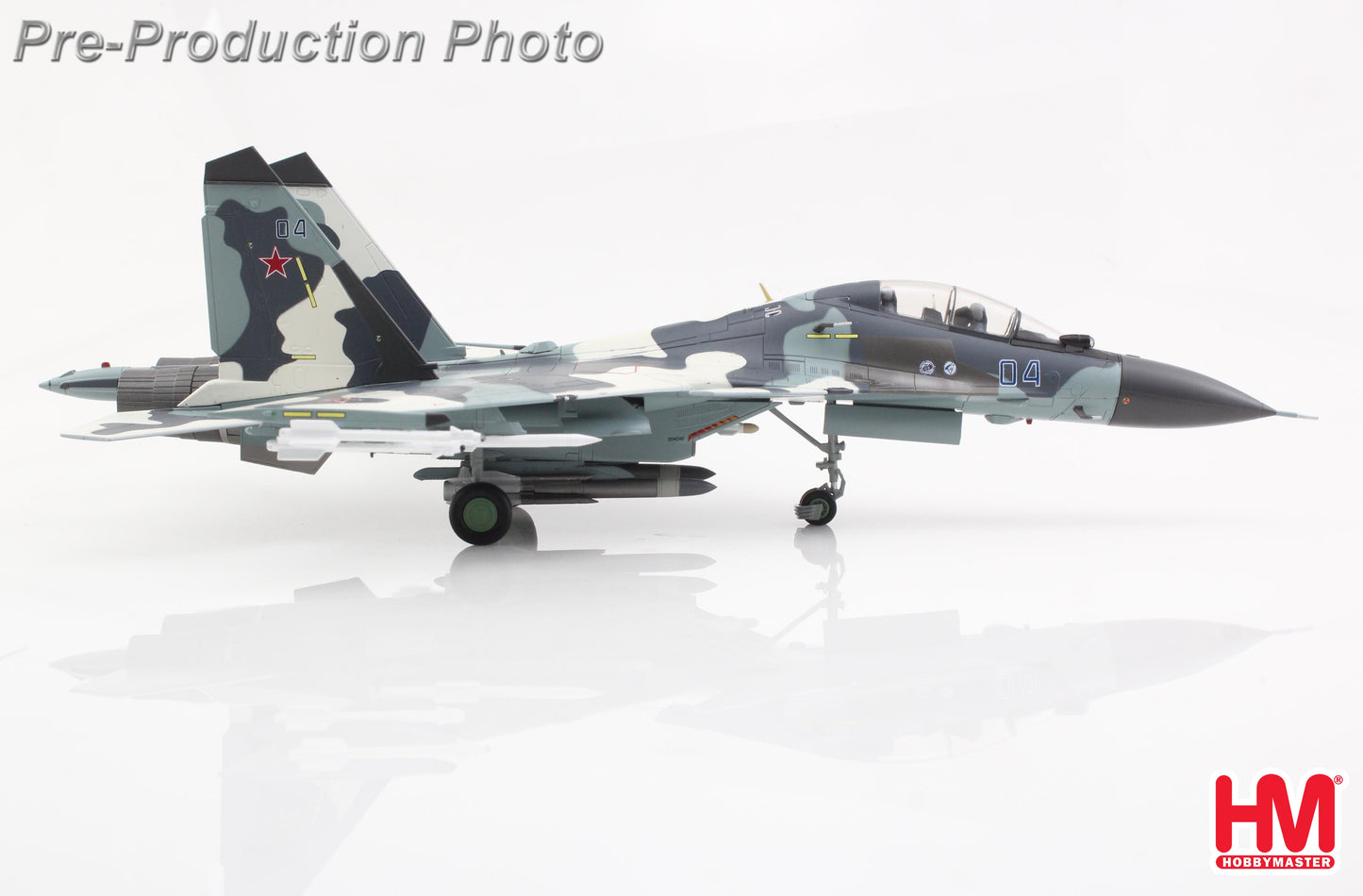 HOBBY MASTER SU-30MKM RUSSIAN AIR FORCE BLUE 04 "PROTOTYPE" MAKS 2007