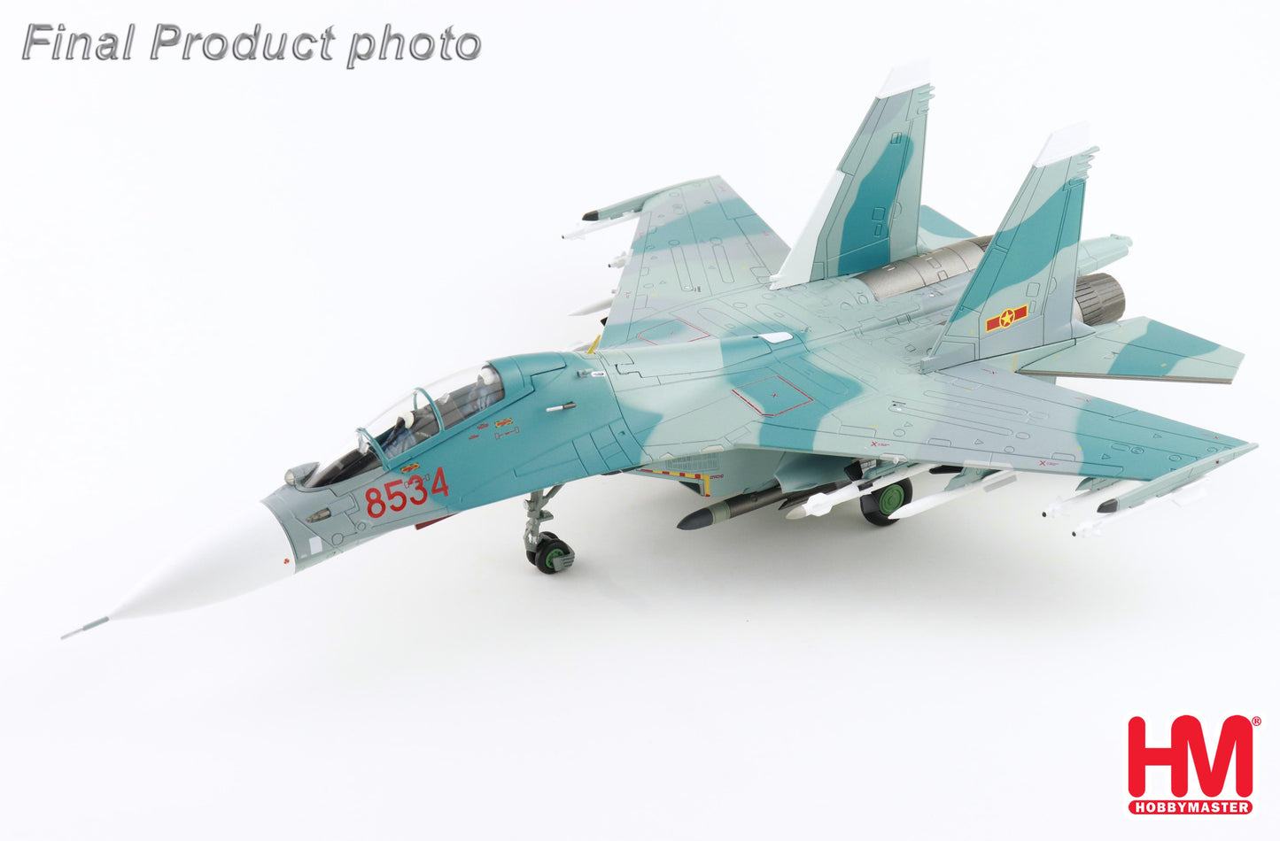 HOBBY MASTERS SU-30MK2V 8534 370TH FIGHTER DIVISION VIETNAM AIR FORCE 2007