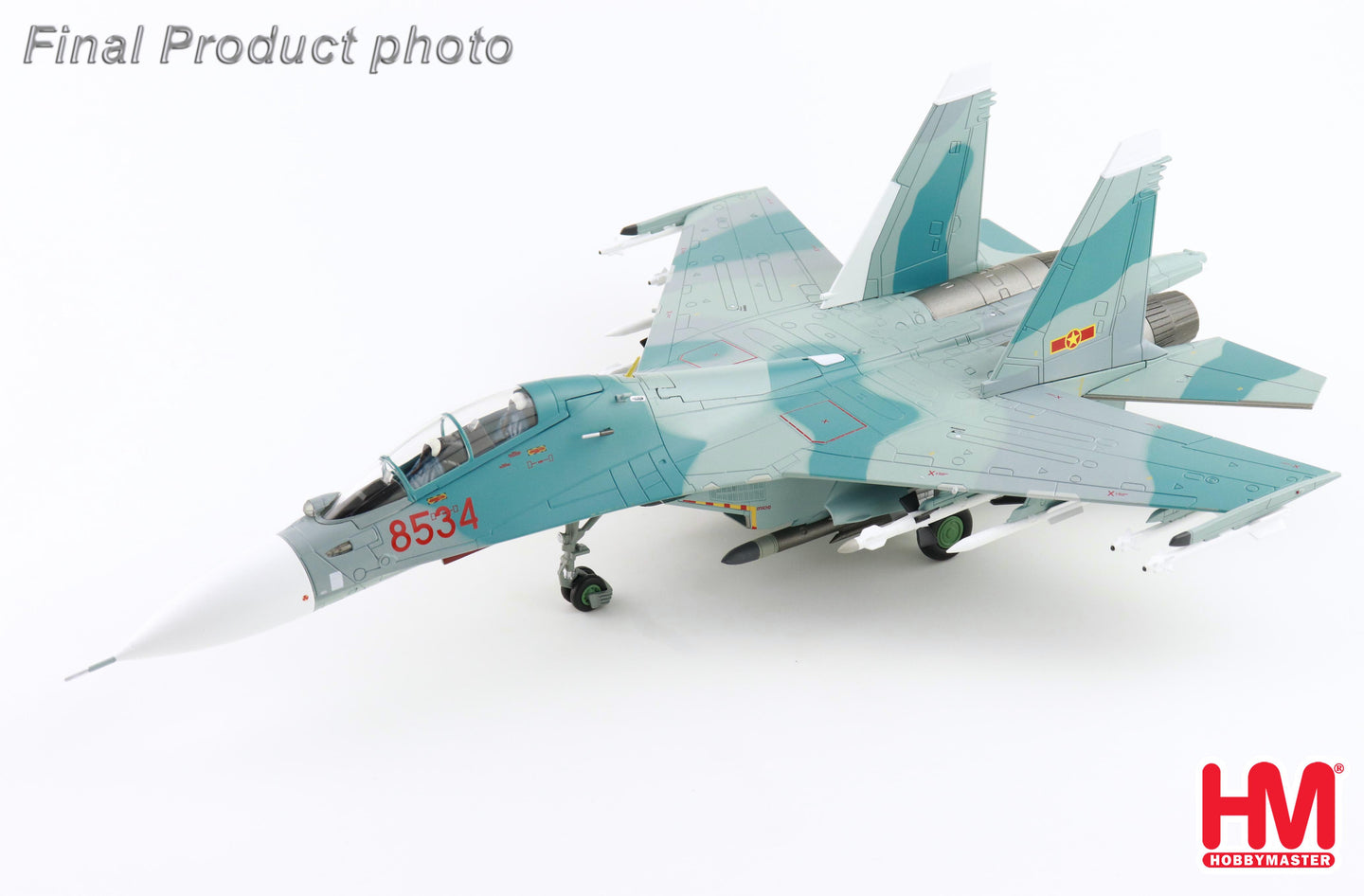 HOBBY MASTERS SU-30MK2V 8534 370TH FIGHTER DIVISION VIETNAM AIR FORCE 2007