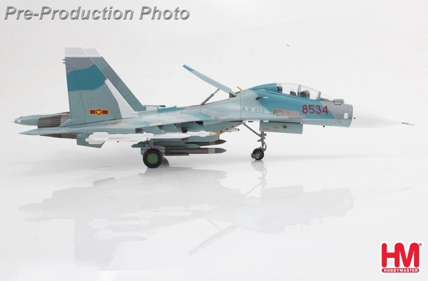 HOBBY MASTERS SU-30MK2V 8534 370TH FIGHTER DIVISION VIETNAM AIR FORCE 2007