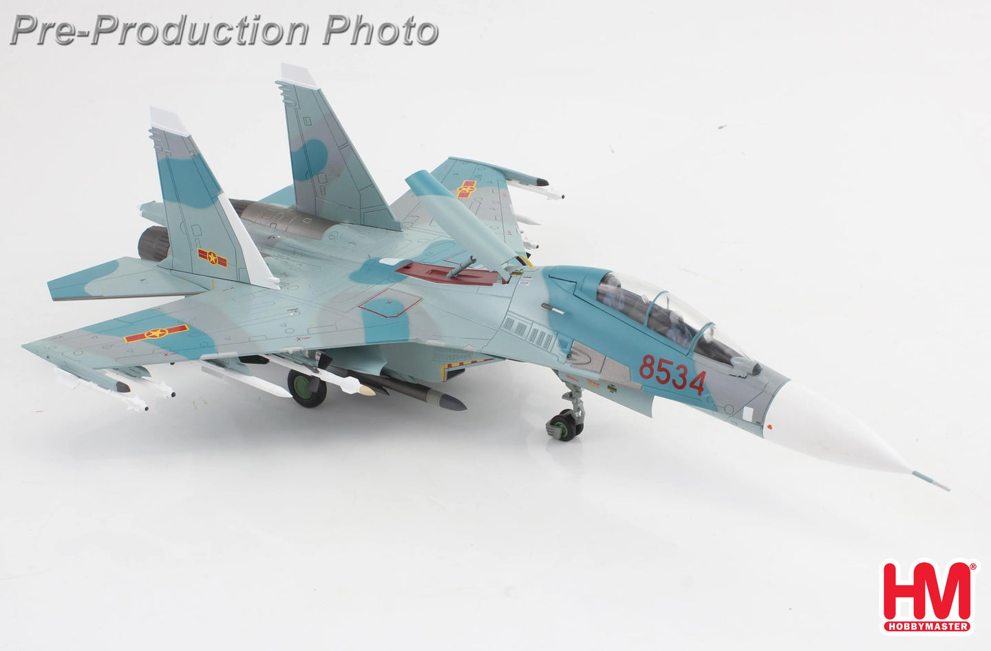 HOBBY MASTERS SU-30MK2V 8534 370TH FIGHTER DIVISION VIETNAM AIR FORCE 2007