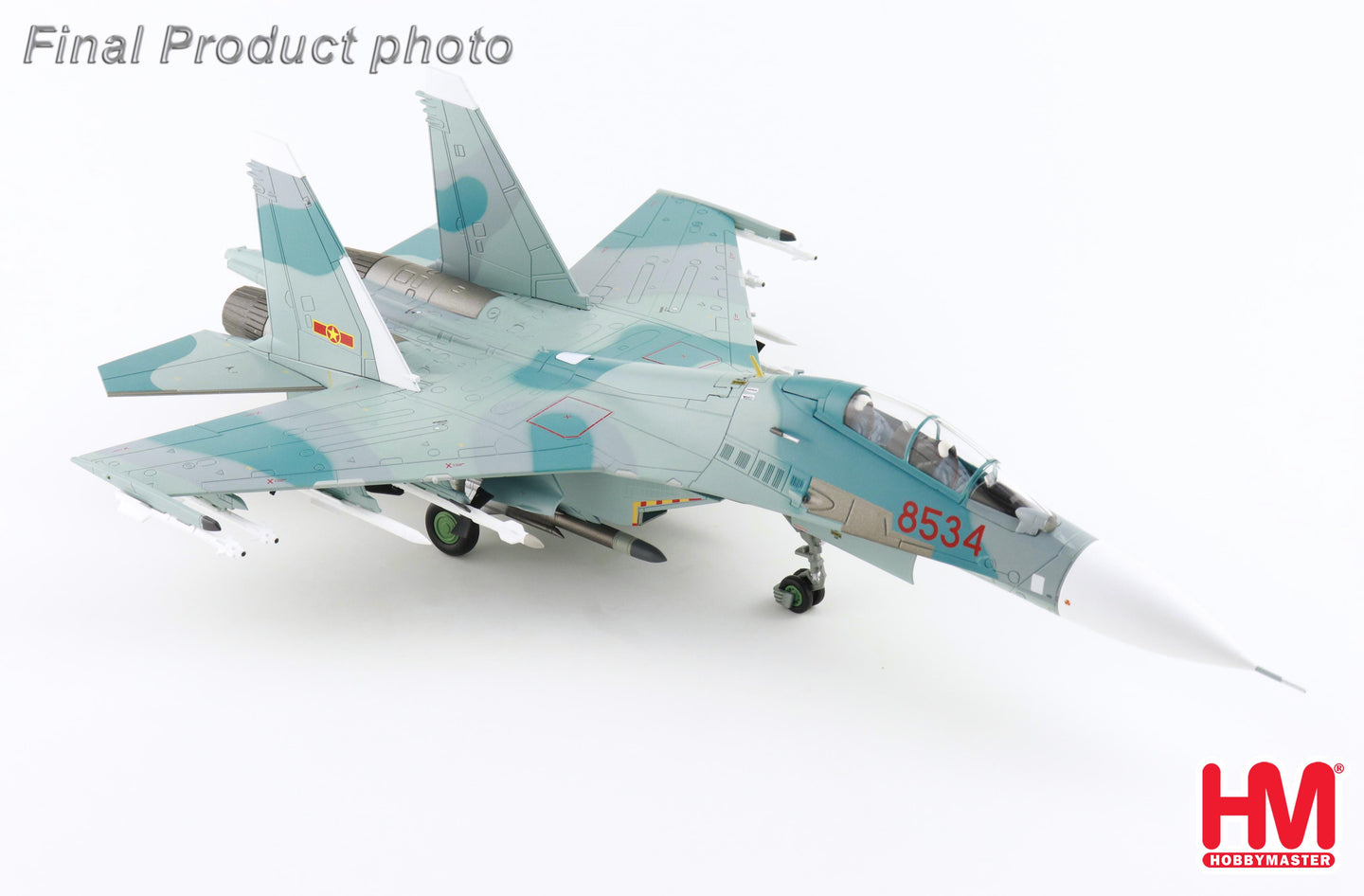 HOBBY MASTERS SU-30MK2V 8534 370TH FIGHTER DIVISION VIETNAM AIR FORCE 2007