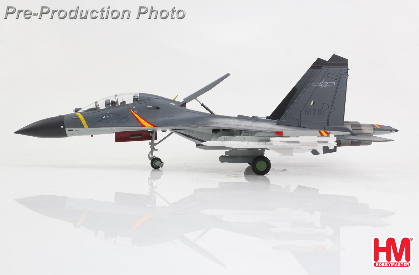 HOBBY MASTER J-16 FLANKER PLAAF N61281 7TH AIR BRIGADE EASTERN THEATRE COMMAND