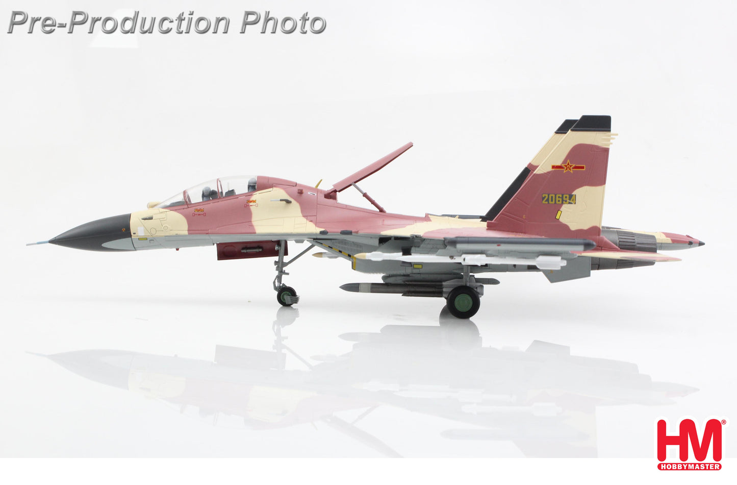 HOBBY MASTER SU-30MKK PLAAF AGGRESSOR SQN 20694 CHINA 2013
