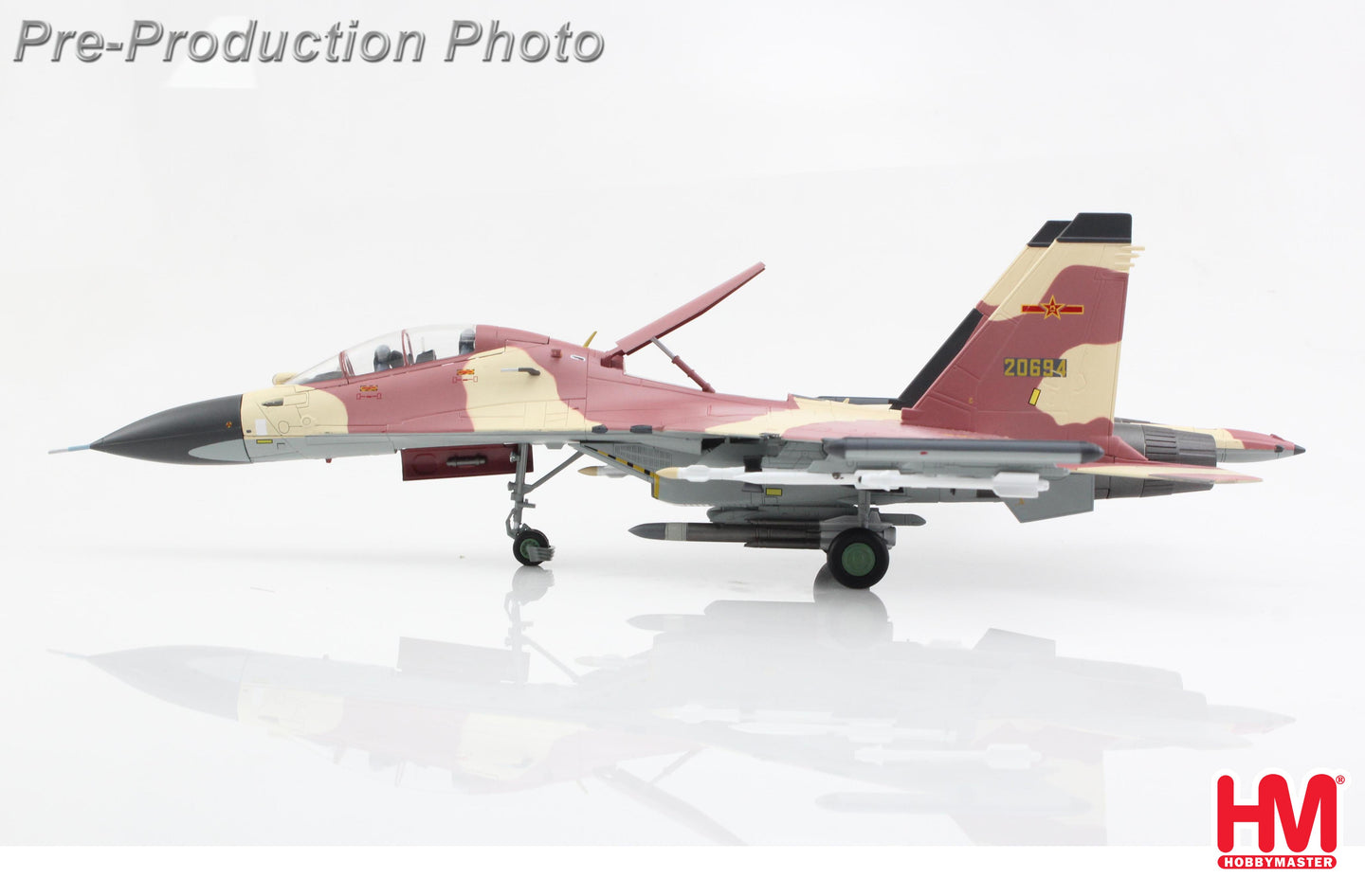 HOBBY MASTER SU-30MKK PLAAF AGGRESSOR SQN 20694 CHINA 2013