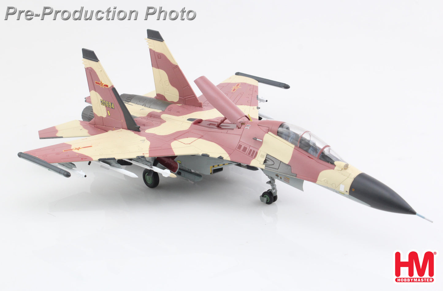 HOBBY MASTER SU-30MKK PLAAF AGGRESSOR SQN 20694 CHINA 2013