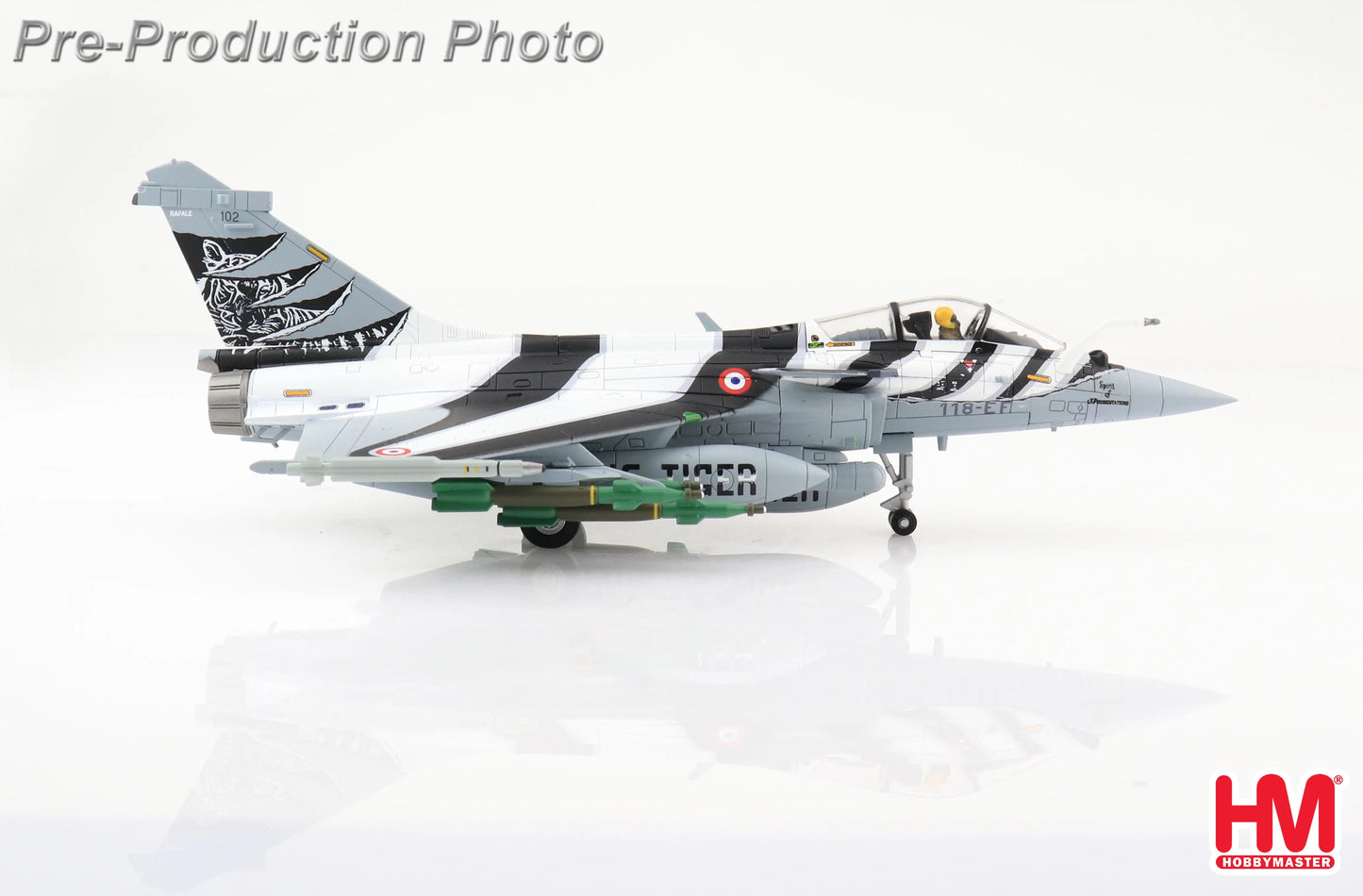 HOBBY MASTER RAFALE C MULTIROLE FIGHTER 118-EF NATO TIGER MEET 2012