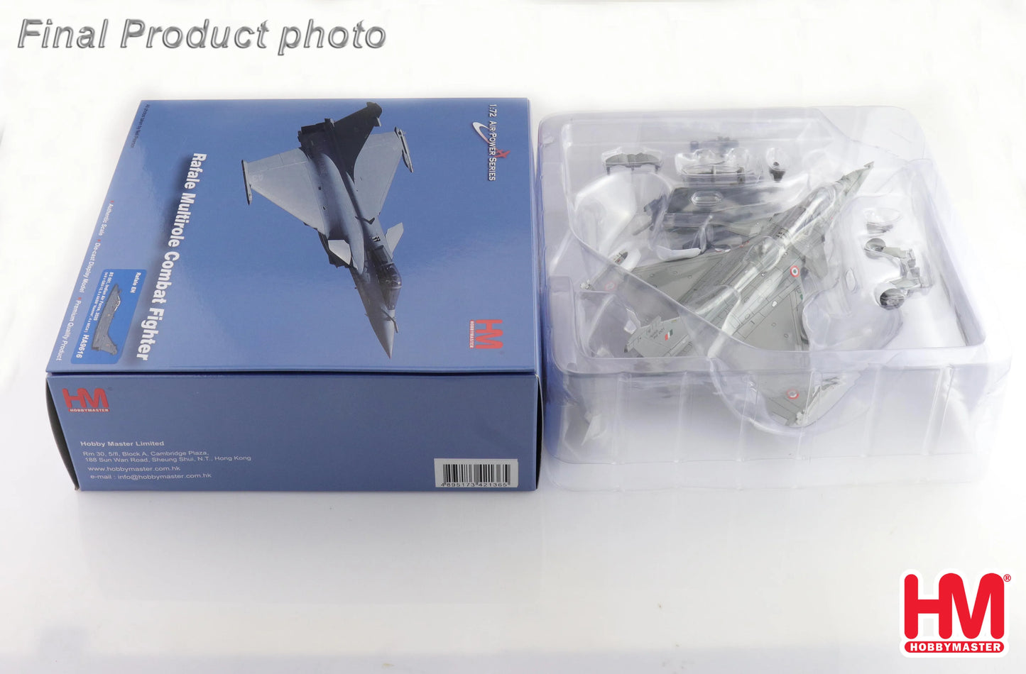 HOBBY MASTER RAFALE EH INDIAN AIR FORCE, BS 001 2020 (WITH 6 X GBU-12, 6 X AASM "HAMMER", 4 X MICA)