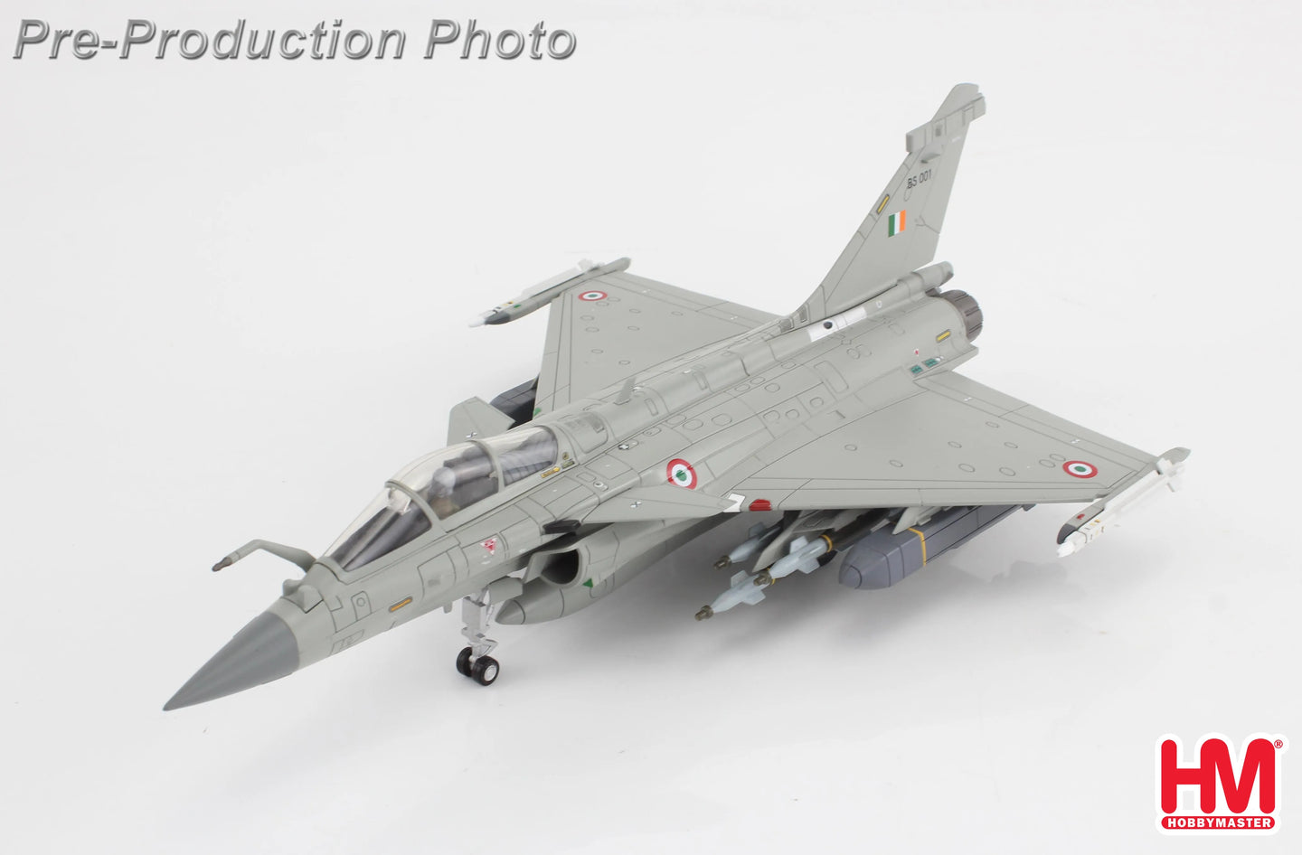 HOBBY MASTER RAFALE EH INDIAN AIR FORCE, BS 001 2020 (WITH 6 X GBU-12, 6 X AASM "HAMMER", 4 X MICA)