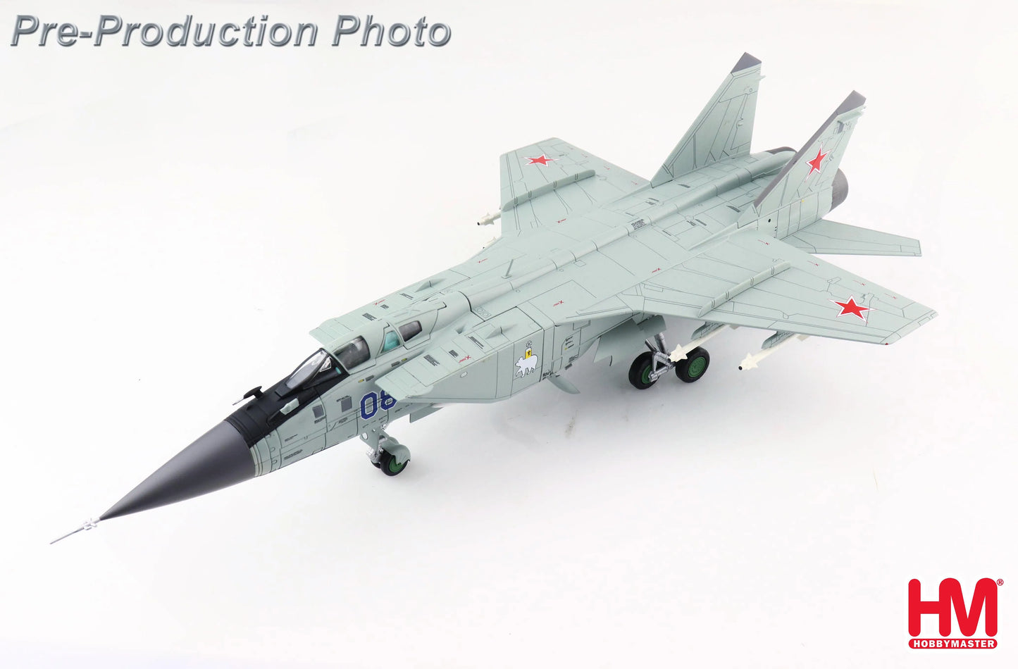 HOBBY MASTER MIG-31B FOXHOUND BLUE 08 RUSSIAN AIR FORCE