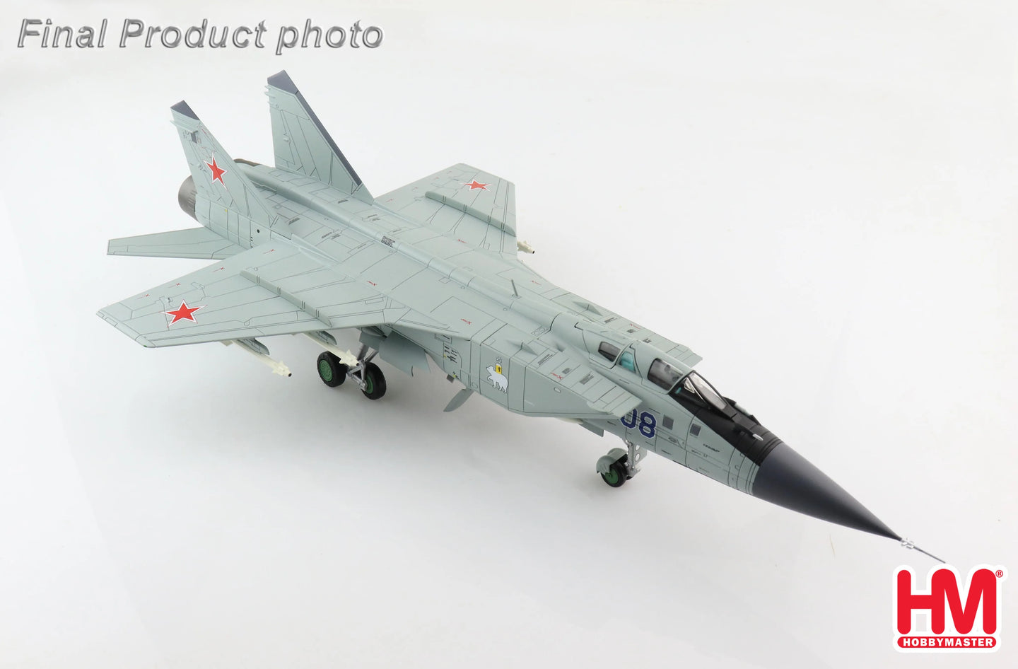 HOBBY MASTER MIG-31B FOXHOUND BLUE 08 RUSSIAN AIR FORCE