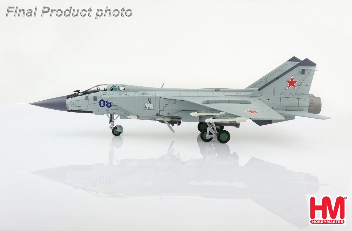 HOBBY MASTER MIG-31B FOXHOUND BLUE 08 RUSSIAN AIR FORCE
