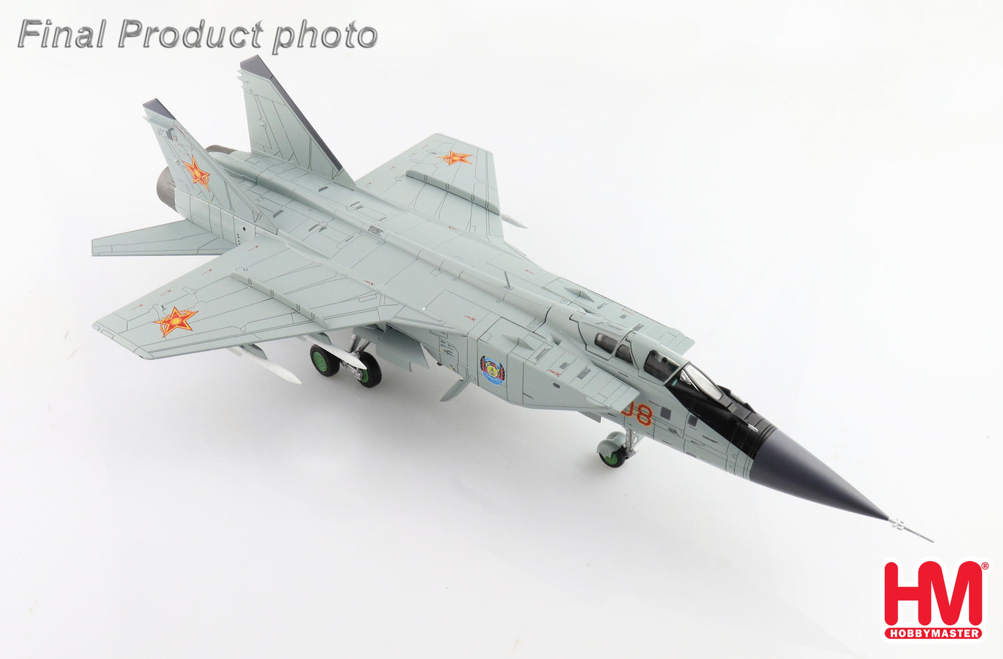 HOBBY MASTER MIG-31B KAZAKHSTAN AIR DEFENSE FORCE RED 08 610TH AIR BASE SARY-ARKA AIRPORT 2012