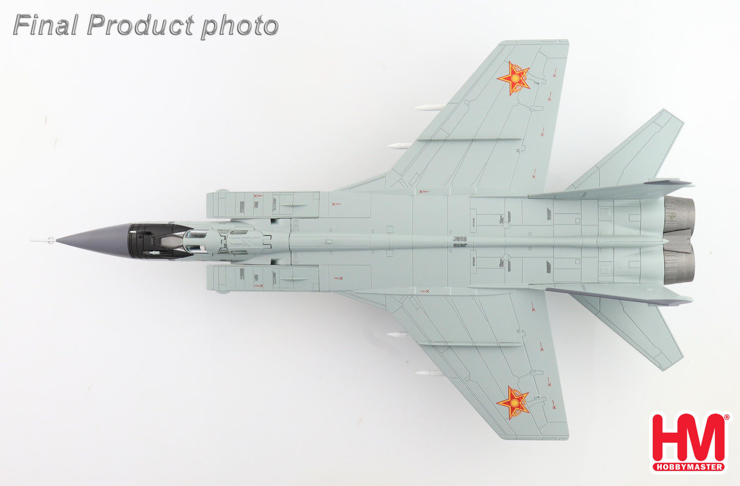 HOBBY MASTER MIG-31B KAZAKHSTAN AIR DEFENSE FORCE RED 08 610TH AIR BASE SARY-ARKA AIRPORT 2012