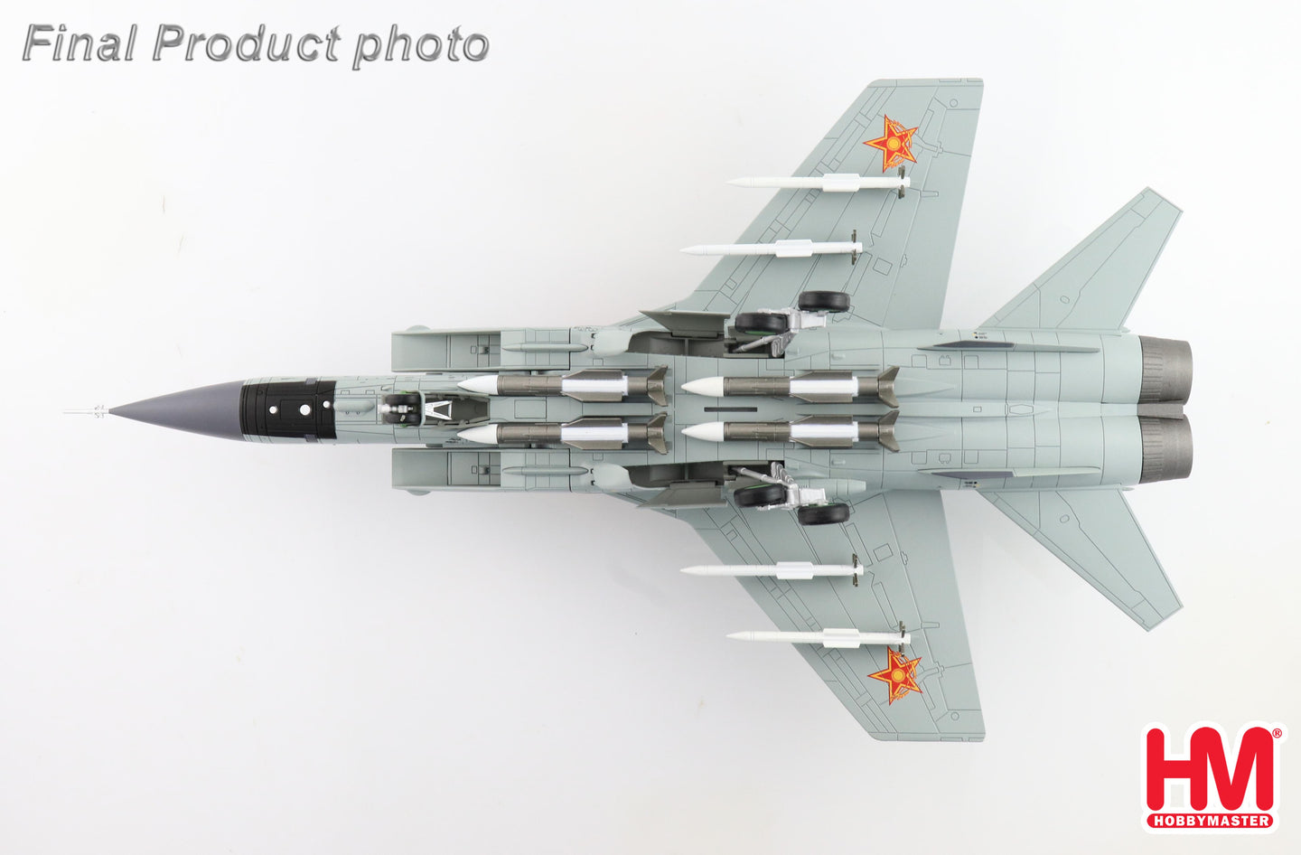 HOBBY MASTER MIG-31B KAZAKHSTAN AIR DEFENSE FORCE RED 08 610TH AIR BASE SARY-ARKA AIRPORT 2012