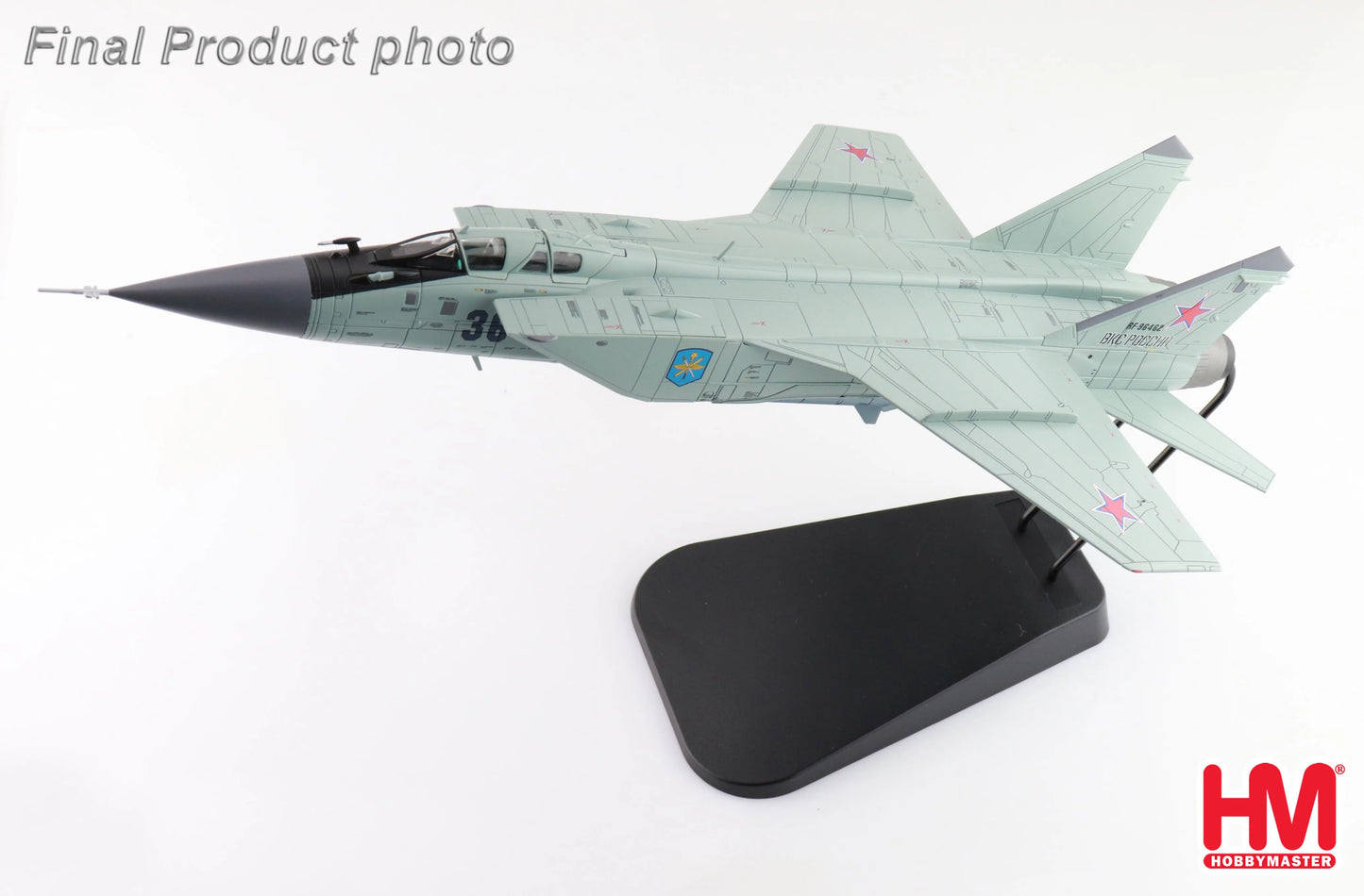 HOBBY MASTER MIG-31K FOXHOUND D BORT 36 RUSSIAN LONG RANGE AVIATION COMMAND RUSSIAN AIR FORCE WITH KH-47