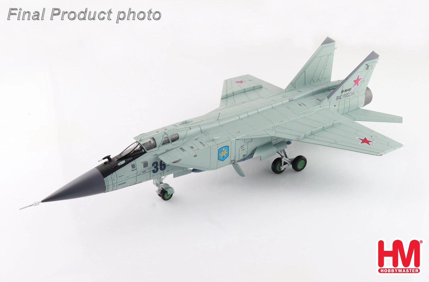 HOBBY MASTER MIG-31K FOXHOUND D BORT 36 RUSSIAN LONG RANGE AVIATION COMMAND RUSSIAN AIR FORCE WITH KH-47
