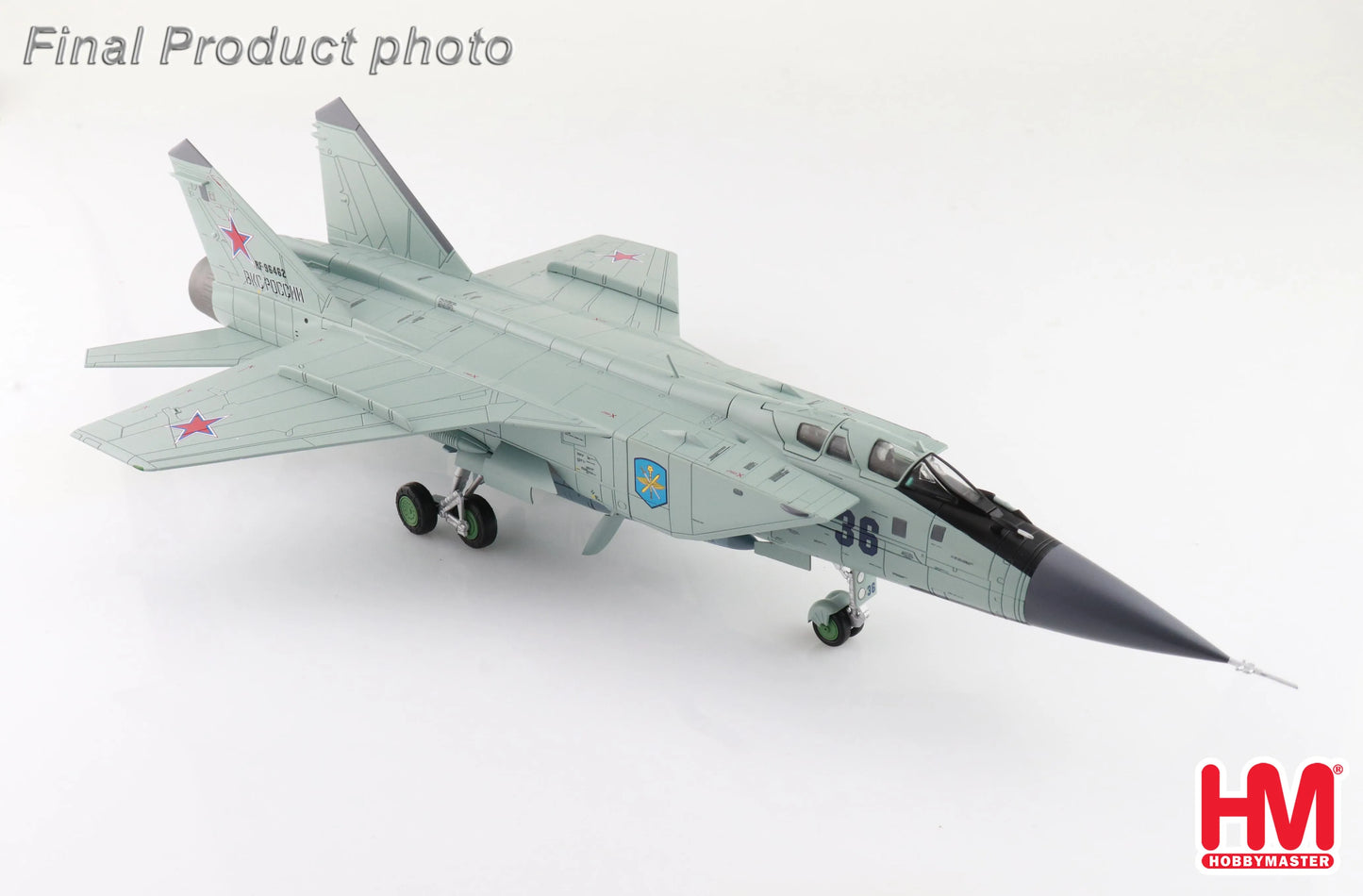 HOBBY MASTER MIG-31K FOXHOUND D BORT 36 RUSSIAN LONG RANGE AVIATION COMMAND RUSSIAN AIR FORCE WITH KH-47