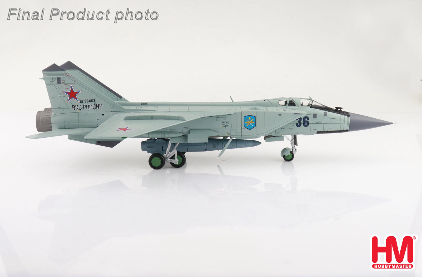 HOBBY MASTER MIG-31K FOXHOUND D BORT 36 RUSSIAN LONG RANGE AVIATION COMMAND RUSSIAN AIR FORCE WITH KH-47