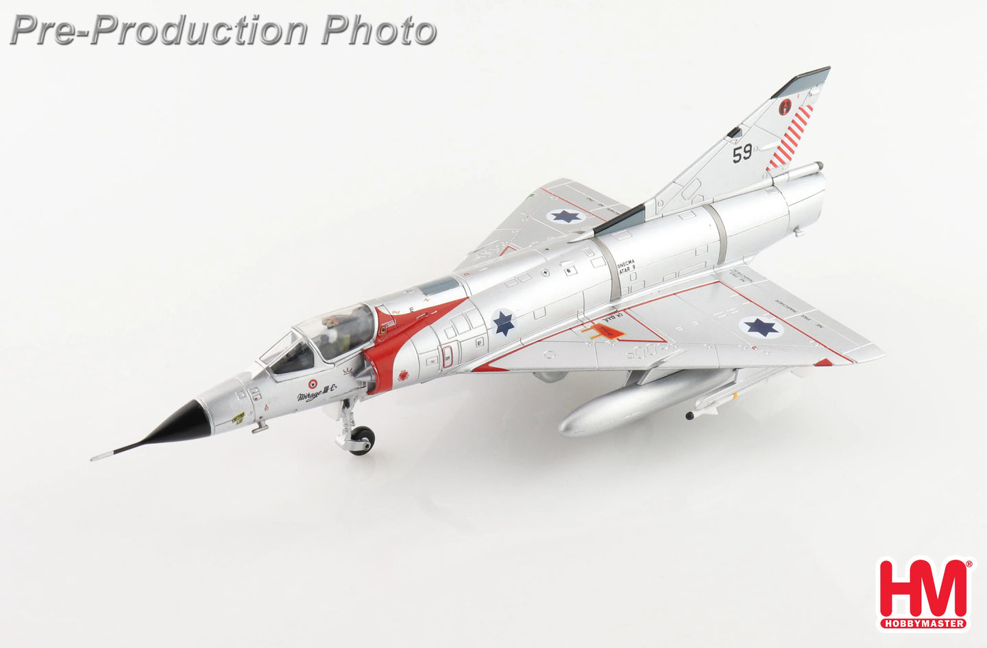 HOBBY MASTER MIRAGE IIICJ "FIRST SHAHAK KILL" NO. 59 YORAM AGMON JULY 1966