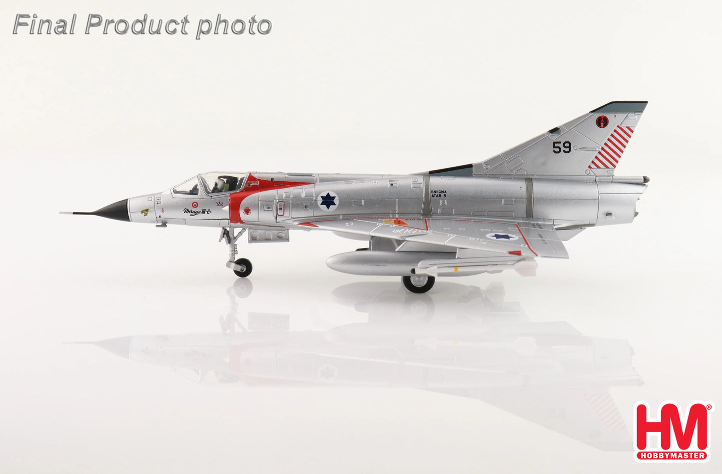 HOBBY MASTER MIRAGE IIICJ "FIRST SHAHAK KILL" NO. 59 YORAM AGMON JULY 1966