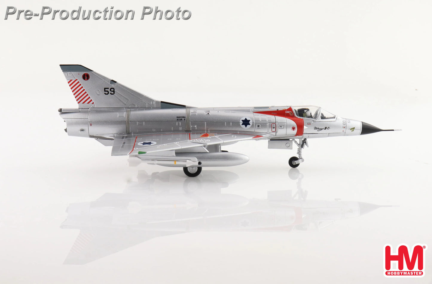 HOBBY MASTER MIRAGE IIICJ "FIRST SHAHAK KILL" NO. 59 YORAM AGMON JULY 1966