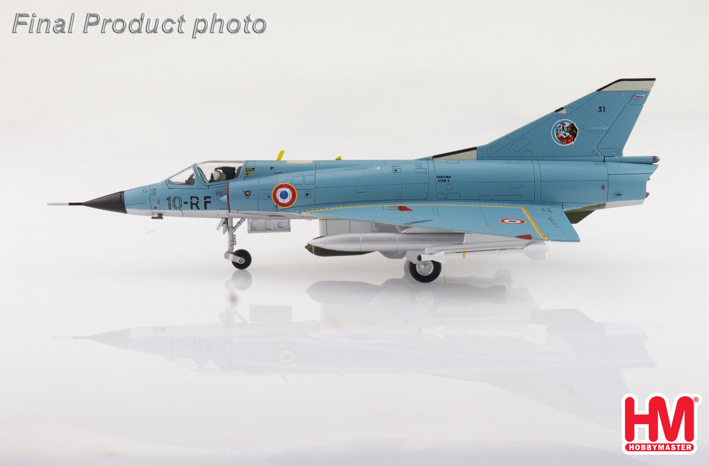 HOBBY MASTER MIRAGE IIIC 10-RF/NO.31 EC 2/10 SEINE FRENCH AIR FORCE FRANCE MAY 1978