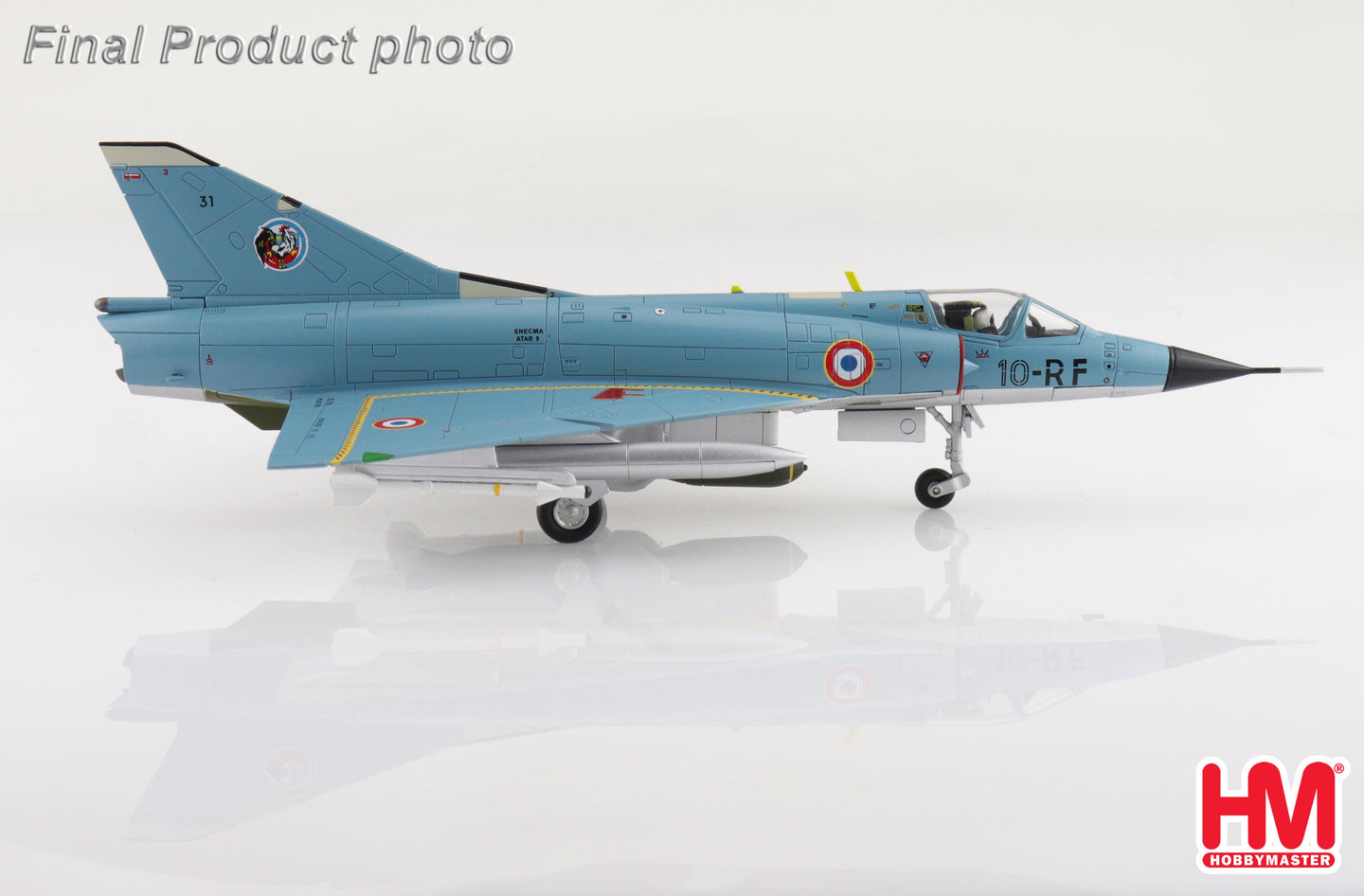 HOBBY MASTER MIRAGE IIIC 10-RF/NO.31 EC 2/10 SEINE FRENCH AIR FORCE FRANCE MAY 1978