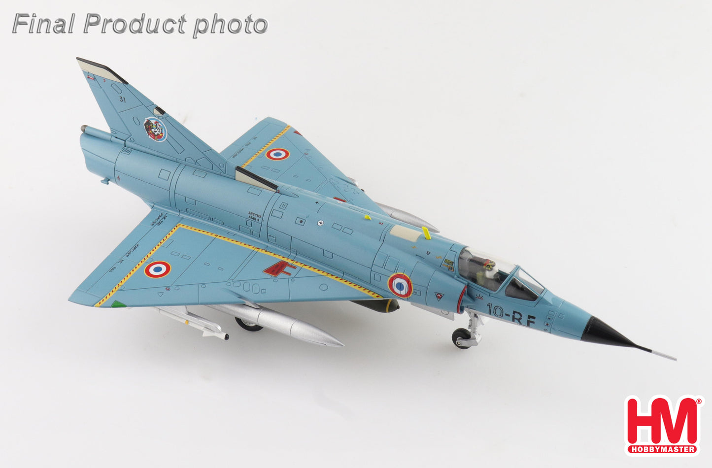 HOBBY MASTER MIRAGE IIIC 10-RF/NO.31 EC 2/10 SEINE FRENCH AIR FORCE FRANCE MAY 1978