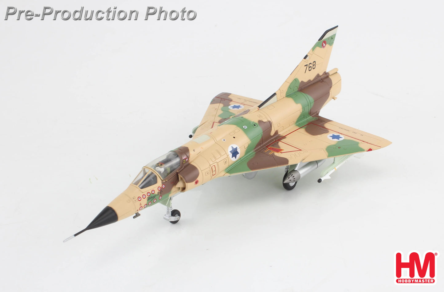 HOBBY MASTER MIRAGE IIICJ 768 THE "FIRST JET" SQUADRON RAMAT DAVID AB DEC 1970