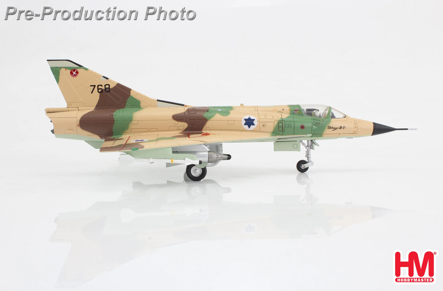 HOBBY MASTER MIRAGE IIICJ 768 THE "FIRST JET" SQUADRON RAMAT DAVID AB DEC 1970