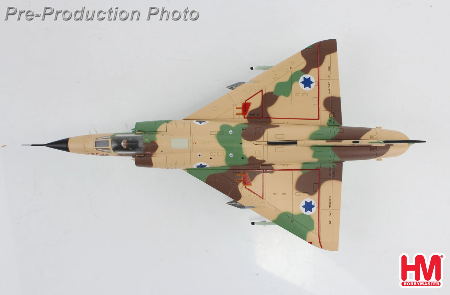 HOBBY MASTER MIRAGE IIICJ 768 THE "FIRST JET" SQUADRON RAMAT DAVID AB DEC 1970